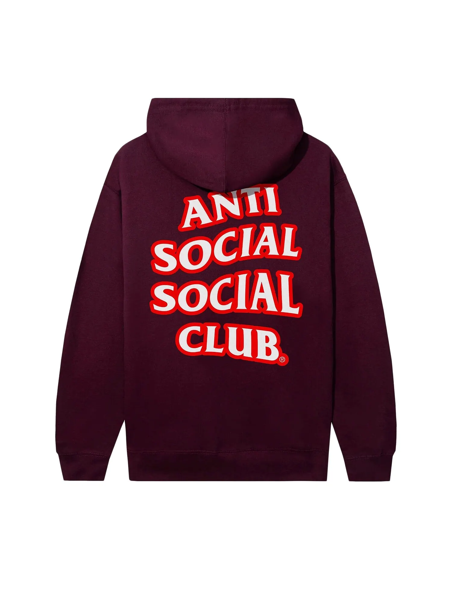 Толстовка Anti Social Social Club Sleep Forever, темно-бордовая — изображение 2 из 2, коричневый