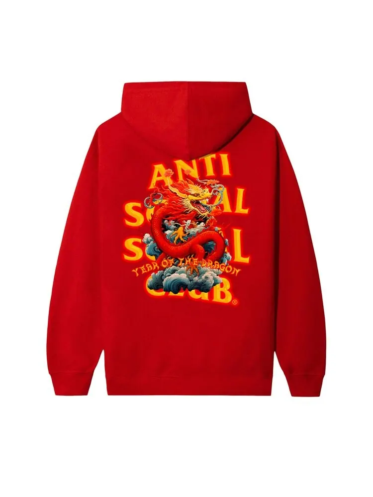 Худи Anti Social Social Club No Sympathy 'Red' — изображение 2 из 2, красный