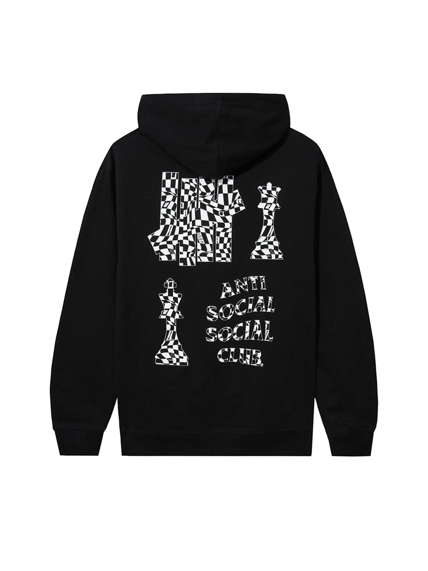 Толстовка Anti Social Social Club x Undefeated Submission Черная — изображение 2 из 2, черный