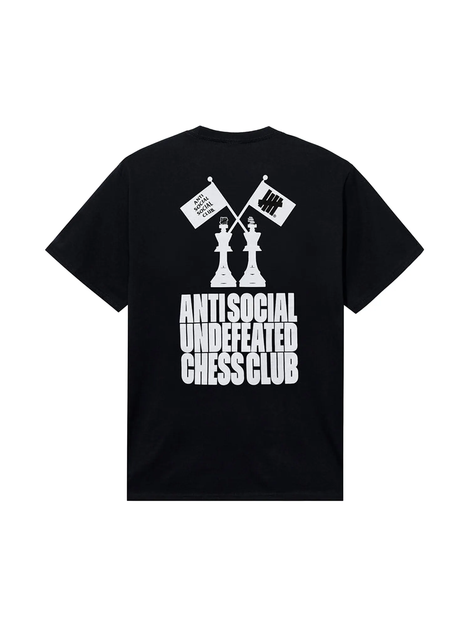 Футболка Anti Social Social Club x Undefeated Chess Club — изображение 2 из 2, черный