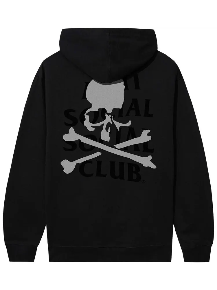 Худи Anti Social Social Club x Mastermind Mind Hoodie 'Black' — изображение 2 из 2, черный
