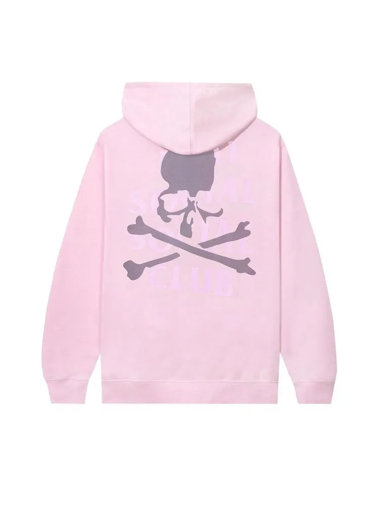 Худи Anti Social Social Club x Mastermind Mind Hoodie Light Pink — изображение 2 из 2, розовый