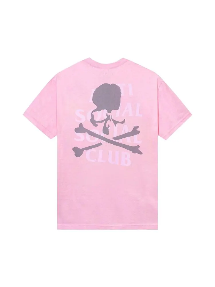 Футболка Anti Social Social Club x Mastermind mind Tee Candy Pink — изображение 2 из 2, розовый