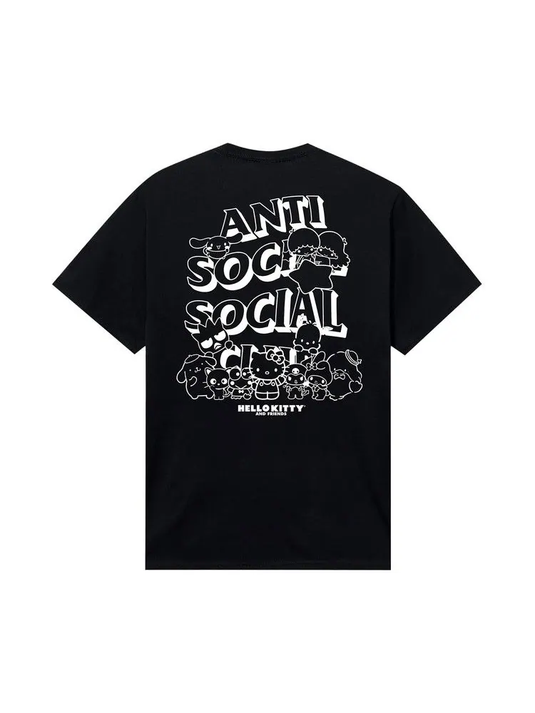Футболка Anti Social Social Club x Hello Kitty Weird Tee — изображение 2 из 2, черный