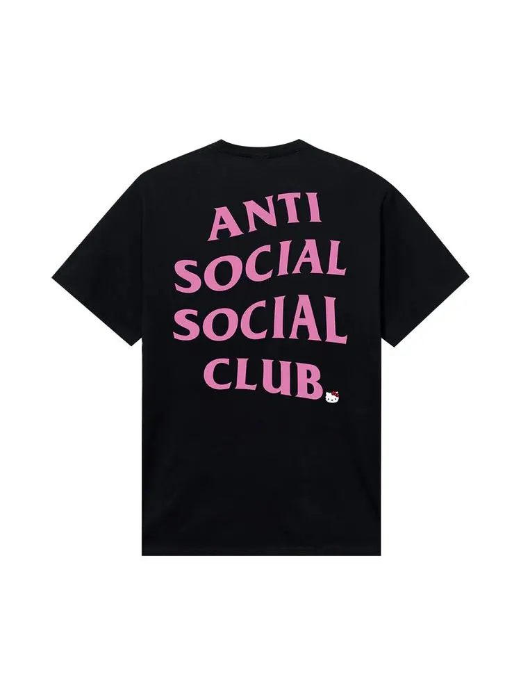 Футболка Anti Social Social Club x Hello Kitty Racing Tee 'Black' — изображение 2 из 2, черный