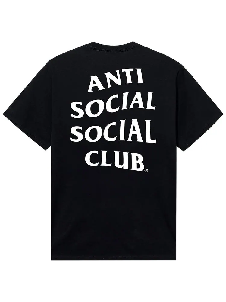 Футболка Anti Social Social Club Mind Games Tee 'Black' — изображение 2 из 2, черный