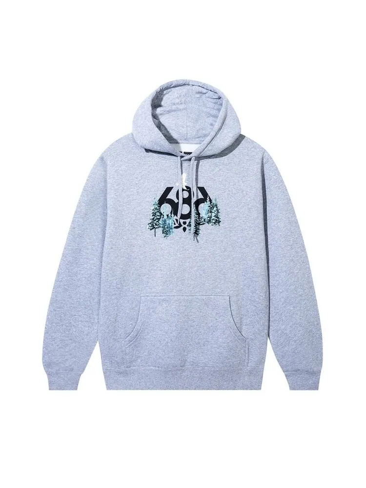 Худи Anti Social Social Club x 686 Hardpack Hoodie Heather Grey