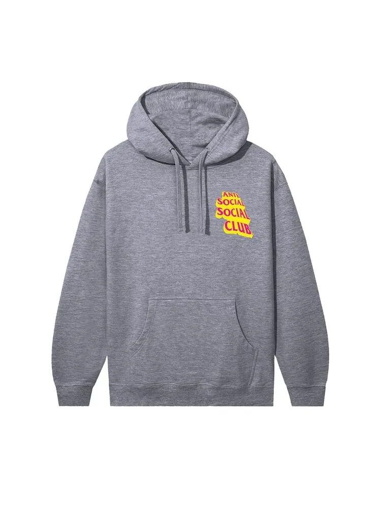 Худи Anti Social Social Club Low Heat Hoodie Gunmetal Heather