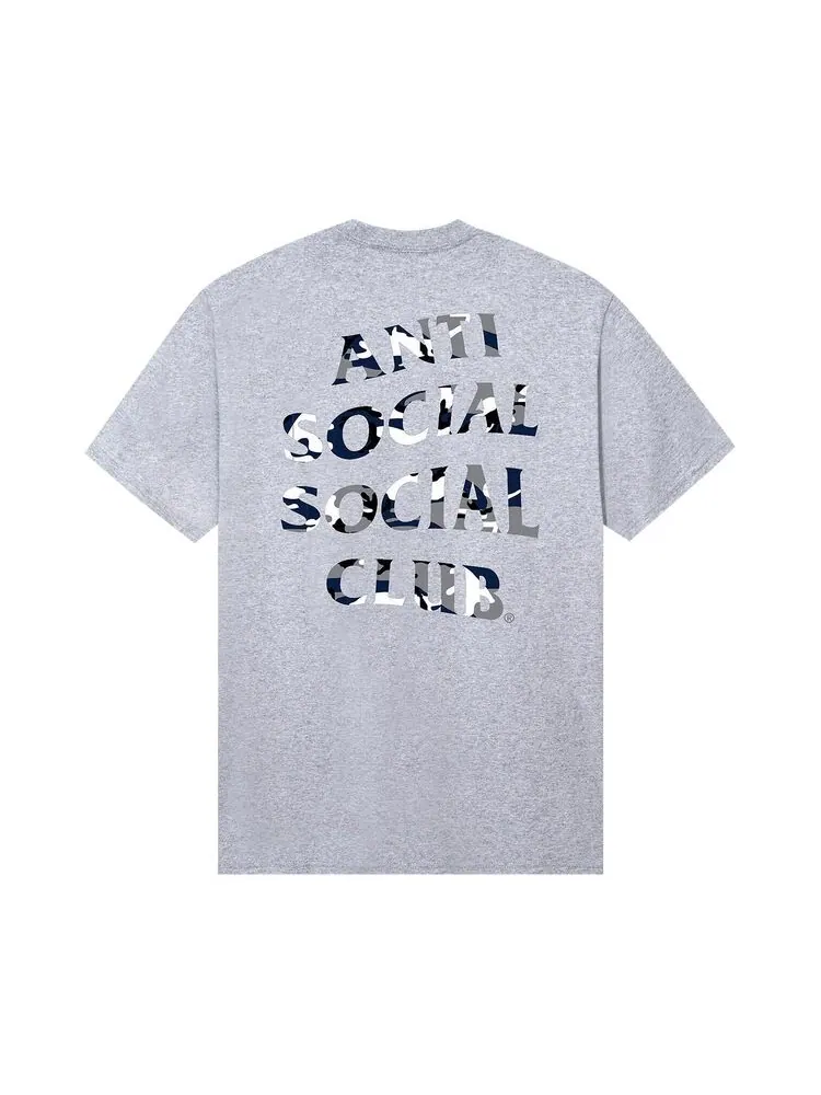 Футболка Anti Social Social Club Pay No Attention Tee Athletic Heather — изображение 2 из 2, приглушенный