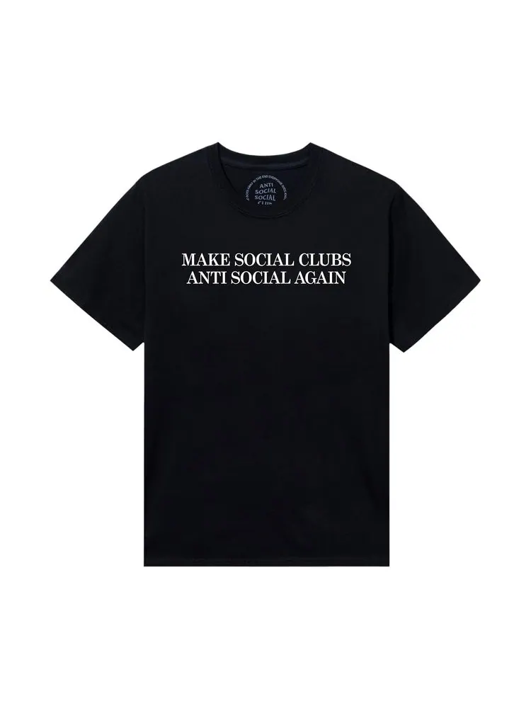 Футболка Anti Social Social Club Double Hate Tee 'Black'