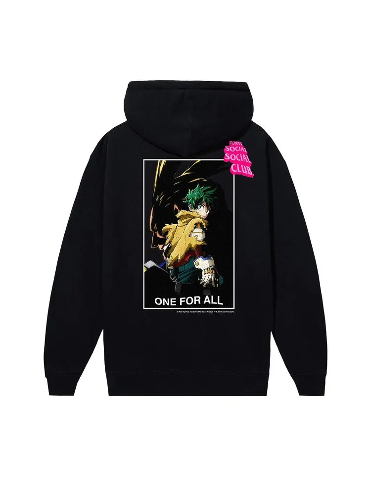 Худи Anti Social Social Club One For All Hoodie — изображение 2 из 2, черный