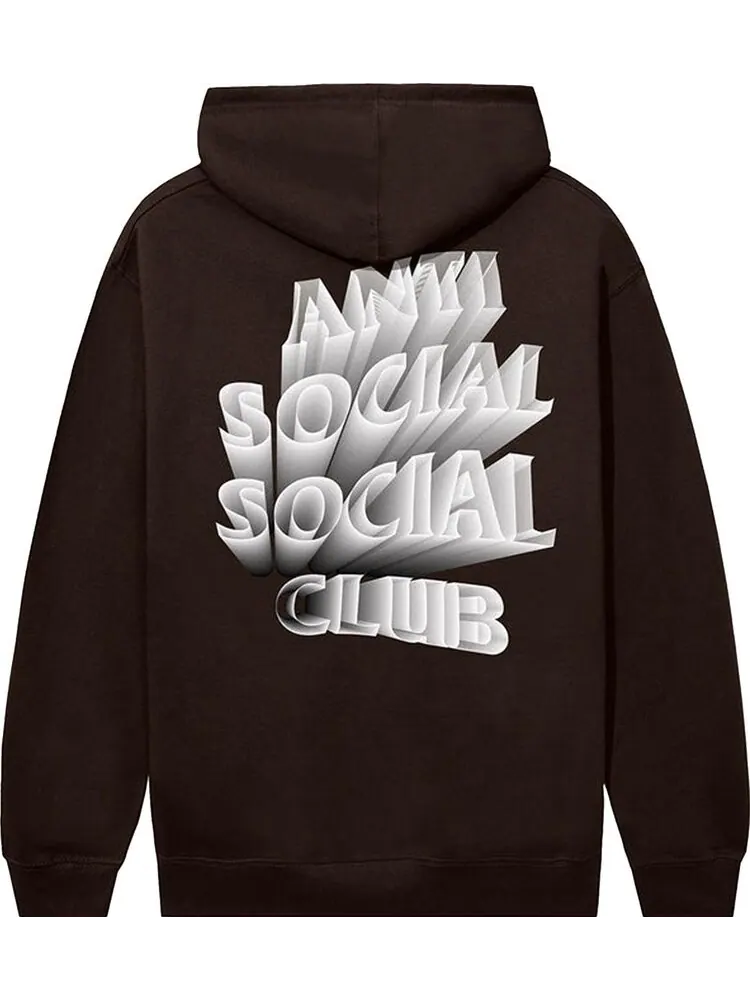 Худи Anti Social Social Club Unbearable 'Brown' — изображение 2 из 2, коричневый