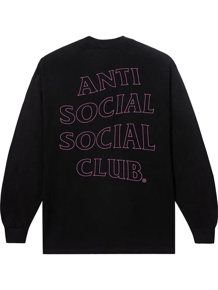 Лонгслив Anti Social Social Club Forever & Never 'Black' — изображение 2 из 2, черный