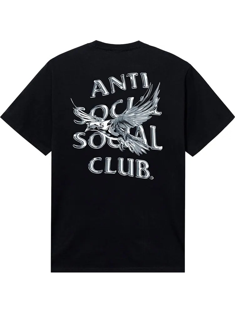 Футболка Anti Social Social Club Frantically Melting 'Black' — изображение 2 из 2, черный