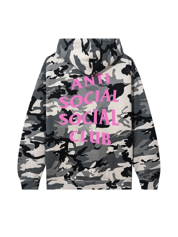 Худи Anti Social Social Club Not Guildan Hoodie — изображение 2 из 2, снежный камуфляж