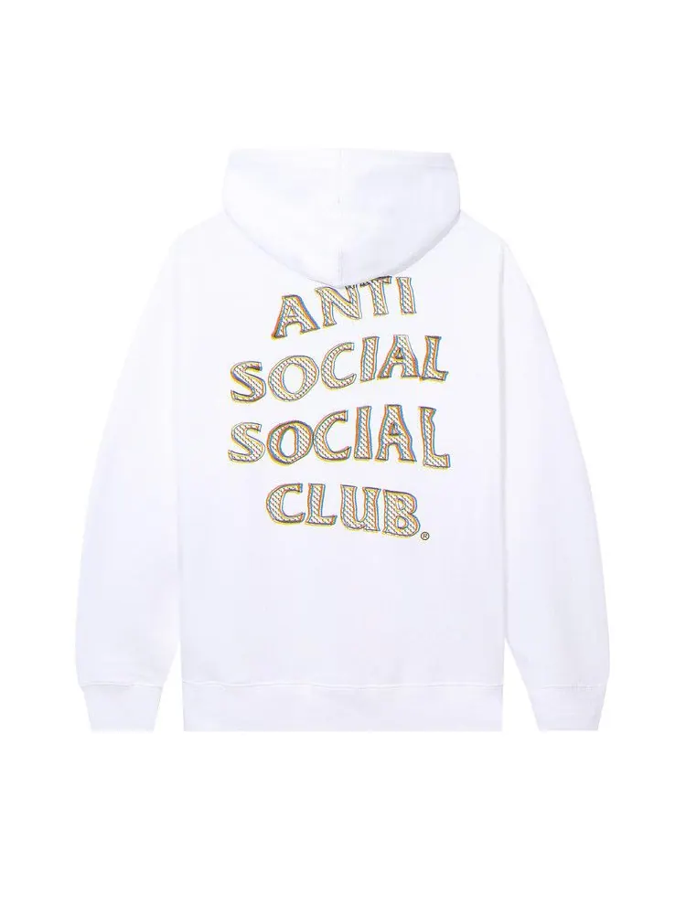 Худи Anti Social Social Club Blurred Lines Mind Games Hoodie — изображение 2 из 2, белый