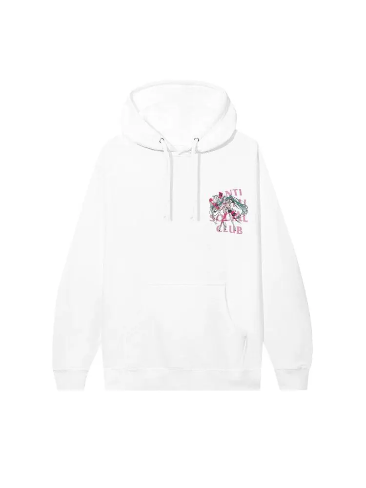 Худи Anti Social Social Club x Goodsmile Racing Virtual Echo Hoodie 'White'