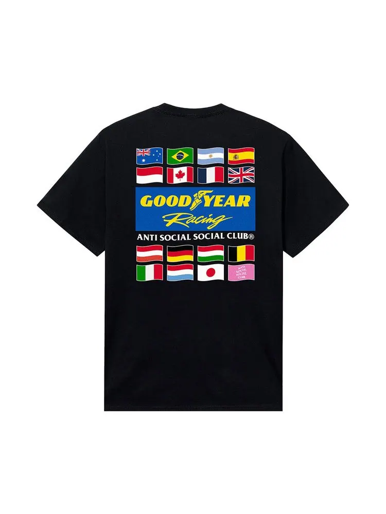Футболка Anti Social Social Club x Goodyear Catch The Feeling Tee — изображение 2 из 2, черный