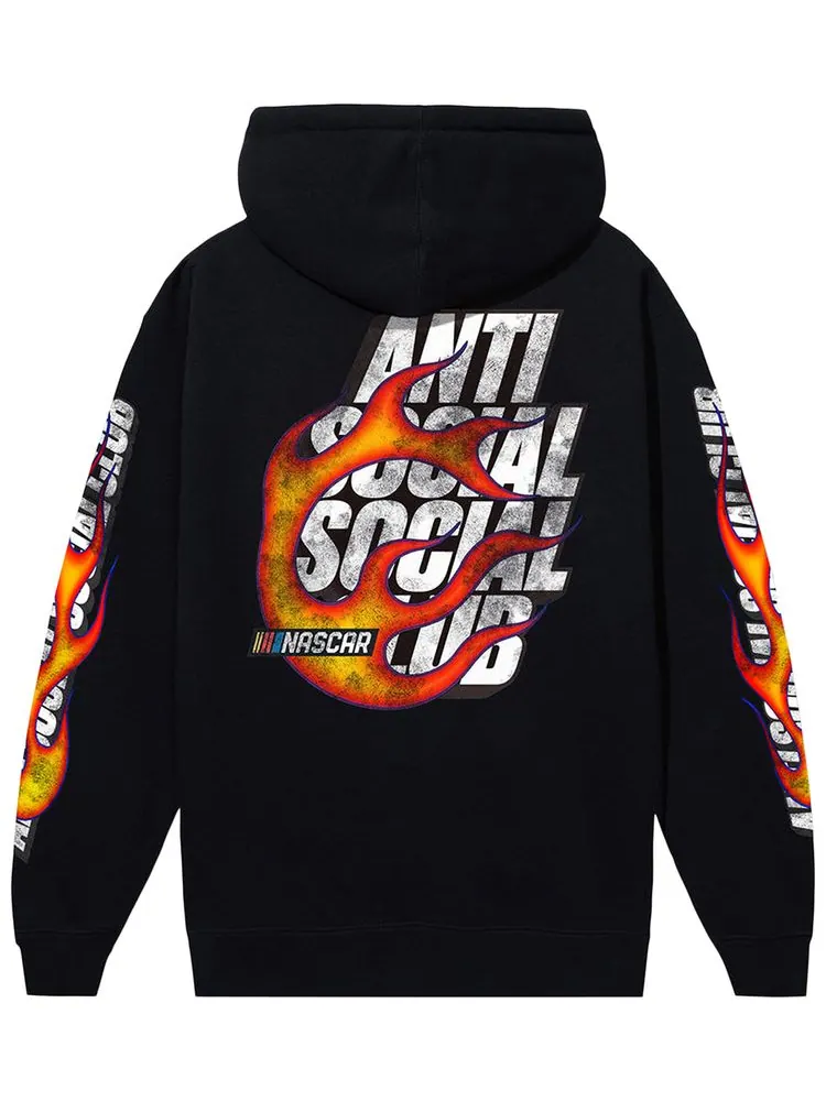 Худи Anti Social Social Club x Nascar Daytona — изображение 2 из 2, черный