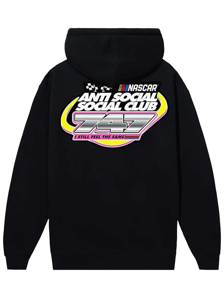 Худи Anti Social Social Club x Nascar 747 — изображение 2 из 2, черный