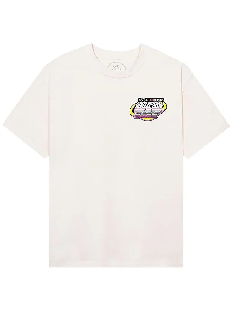 Футболка Anti Social Social Club x Nascar 747 "Овсянка"