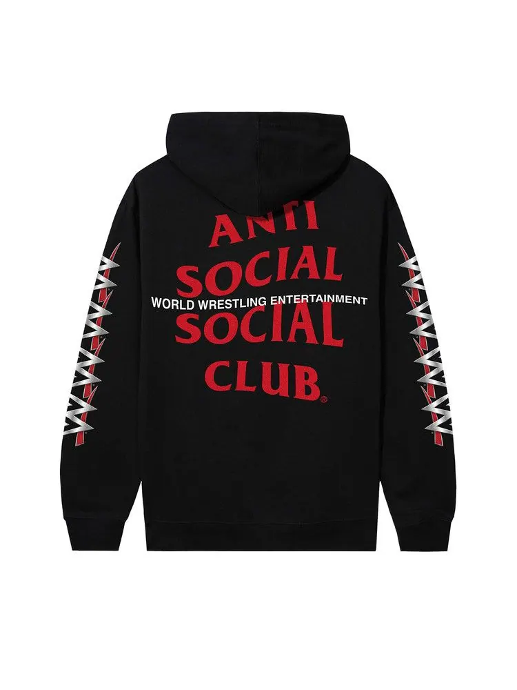 Худи Anti Social Social Club x WWE Entertainment Hoodie — изображение 2 из 2, черный