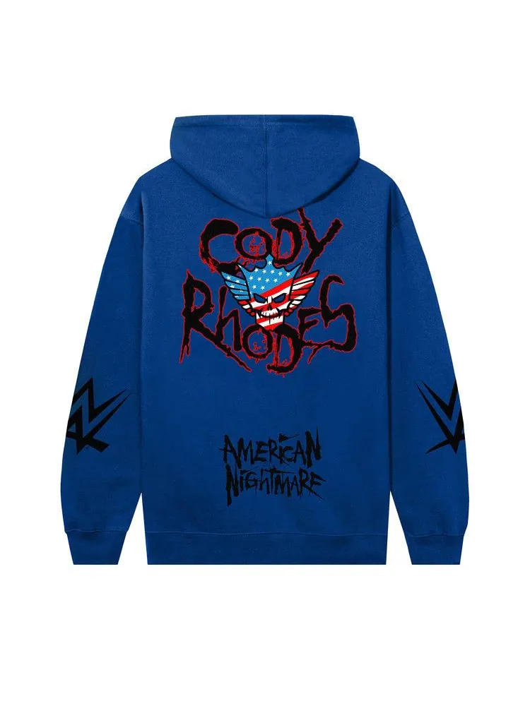 Худи Anti Social Social Club x WWE American Nightmare Hoodie — изображение 2 из 2, королевский