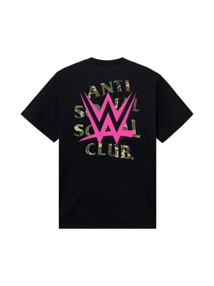 Футболка Anti Social Social Club x WWE Lockout Tee — изображение 2 из 2, черный