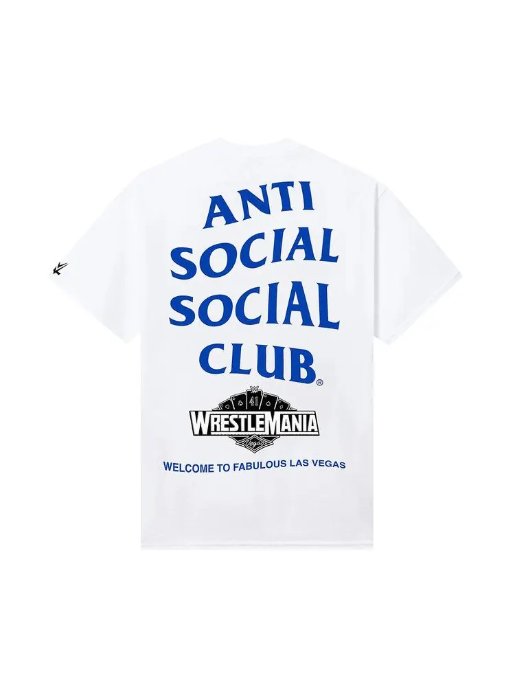 Футболка Anti Social Social Club x WWE Wrestlemania Las Vegas Tee — изображение 2 из 2, белый