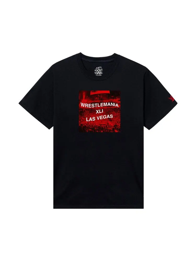 Футболка Anti Social Social Club x WWE Wrestlemania Las Vegas Tee — изображение 1 из 2, черный