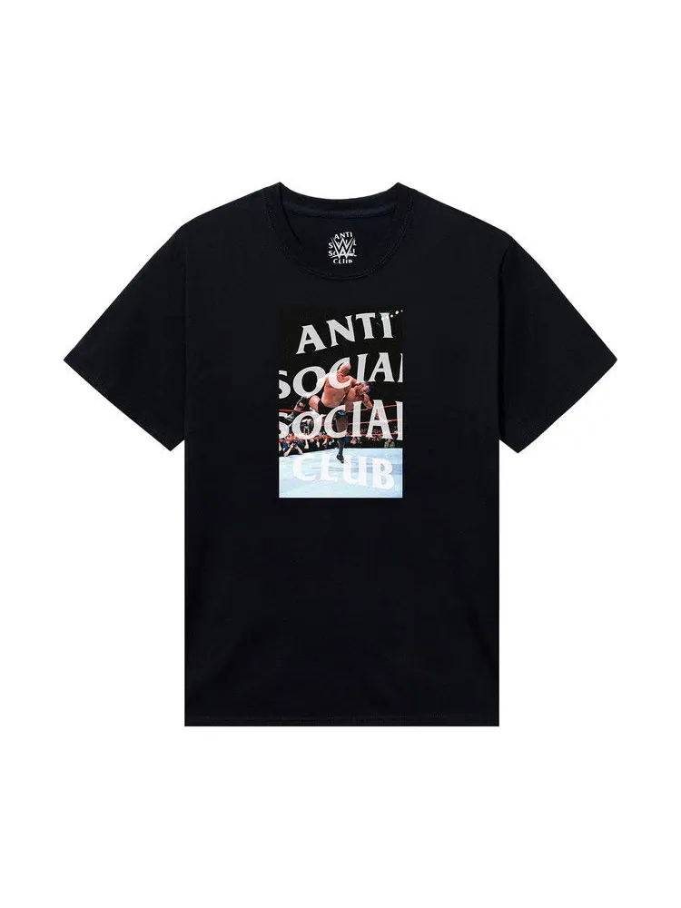 Футболка Anti Social Social Club x WWE The Rock Tee — изображение 1 из 2, черный