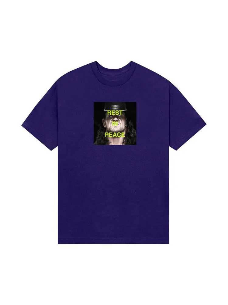 Футболка Anti Social Social Club x WWE You Will Rest In Peace Tee — изображение 1 из 2, фиолетовый