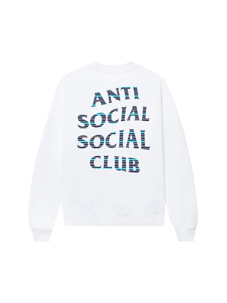 Толстовка Anti Social Social Club x Fragment Design Logo Crewneck — изображение 1 из 2, белый
