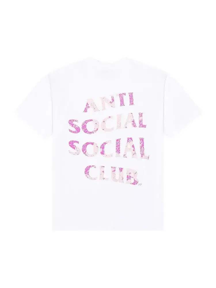Футболка Anti Social Social Club Weathered Tee 'White' — изображение 2 из 2, белый
