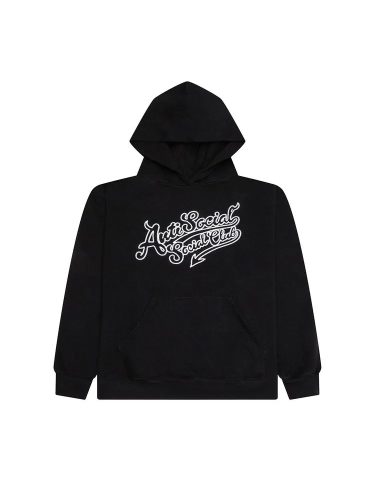 Худи Anti Social Social Club Script Club Hoodie — изображение 1 из 2, черный