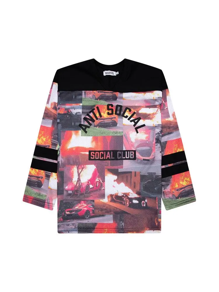 Джерси Anti Social Social Club Burnout Hockey Jersey — изображение 1 из 2, мульти
