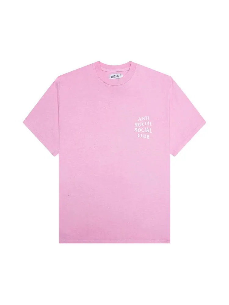 Футболка Anti Social Social Club Mind Game Weathered Tee — изображение 1 из 2, розовый