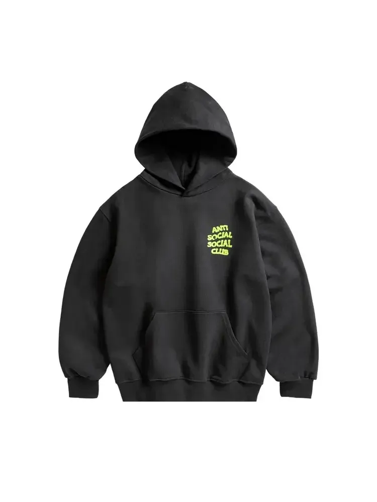 Толстовка Anti Social Social Club I Glow In The Dark Hoodie 'Black' — изображение 1 из 2, черный
