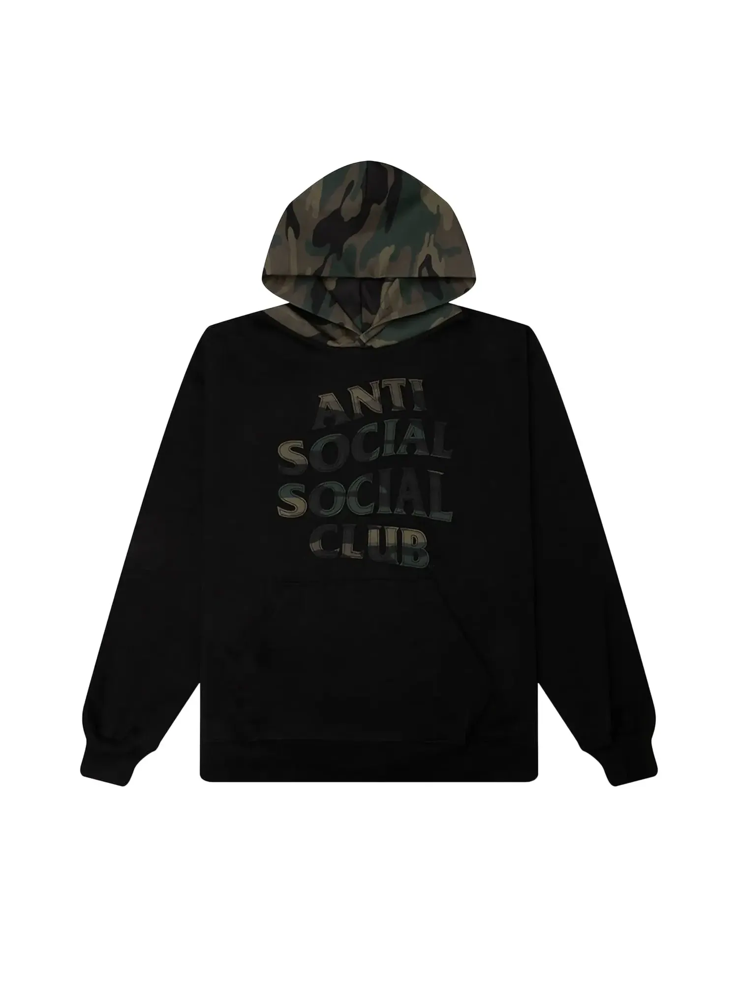 Худи Anti Social Social Club с аппликацией — изображение 1 из 2, черный