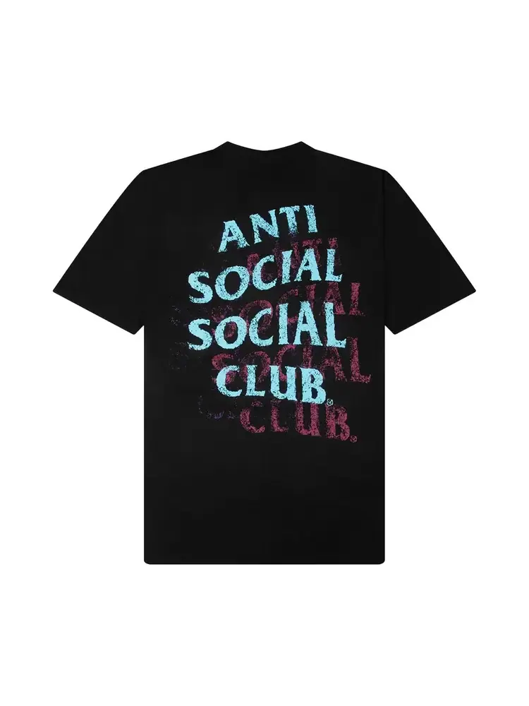 Футболка Anti Social Social Club с эффектом потертости — изображение 2 из 2, черный