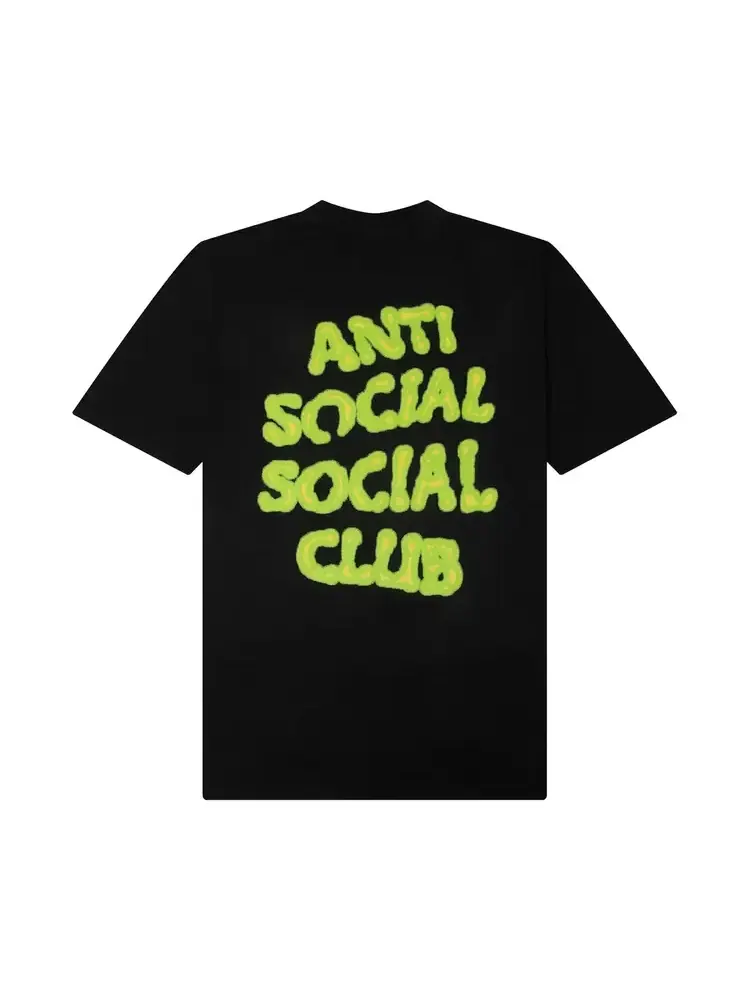 Футболка Anti Social Social Club, светящаяся в темноте — изображение 2 из 2, черный