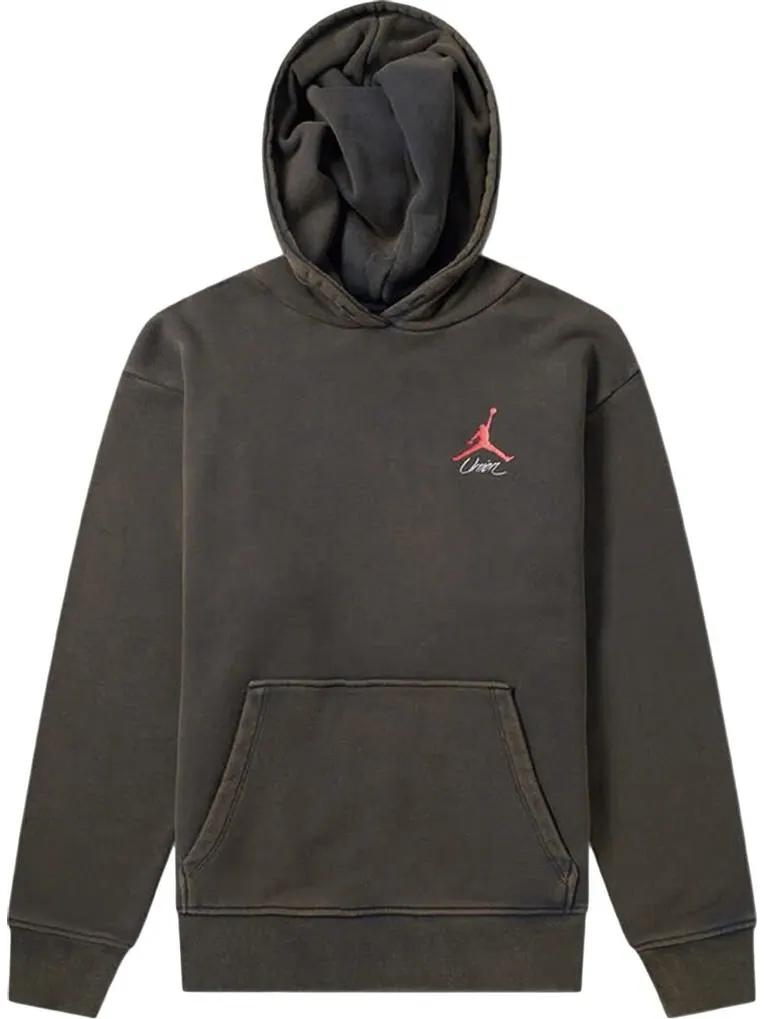 Худи Air Jordan x Union NRG Vault AJ Flight Hoodie 'Black' — изображение 1 из 2, черный