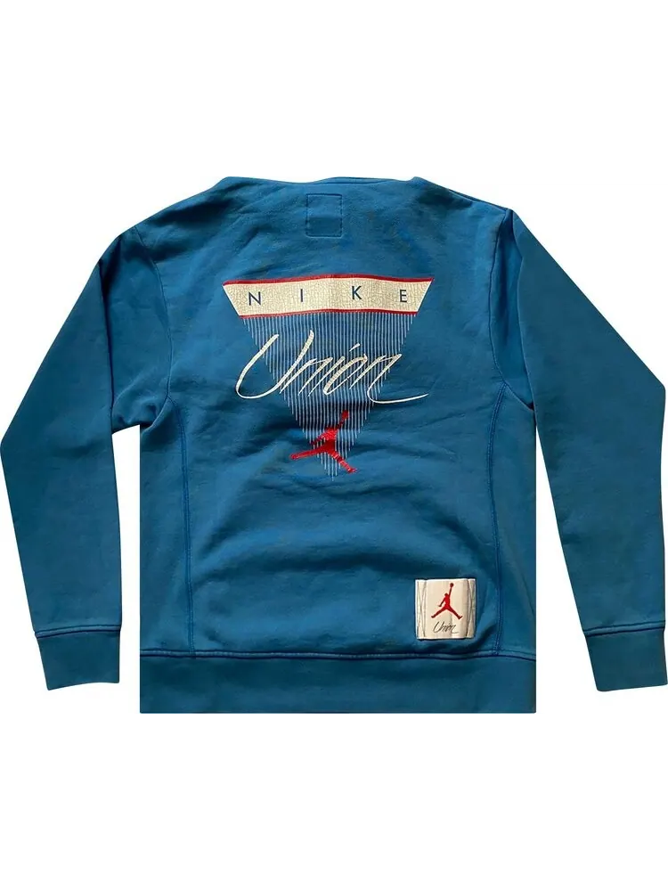 Худи Air Jordan x Union NRG Vault AJ Flight Hoodie 'Blue' — изображение 2 из 2, синий