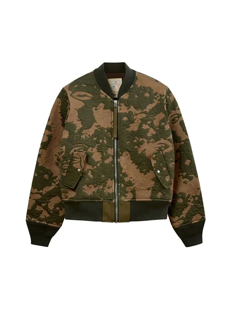 Куртка KidSuper x Piet 3D Knit Bomber Jacket — мульти