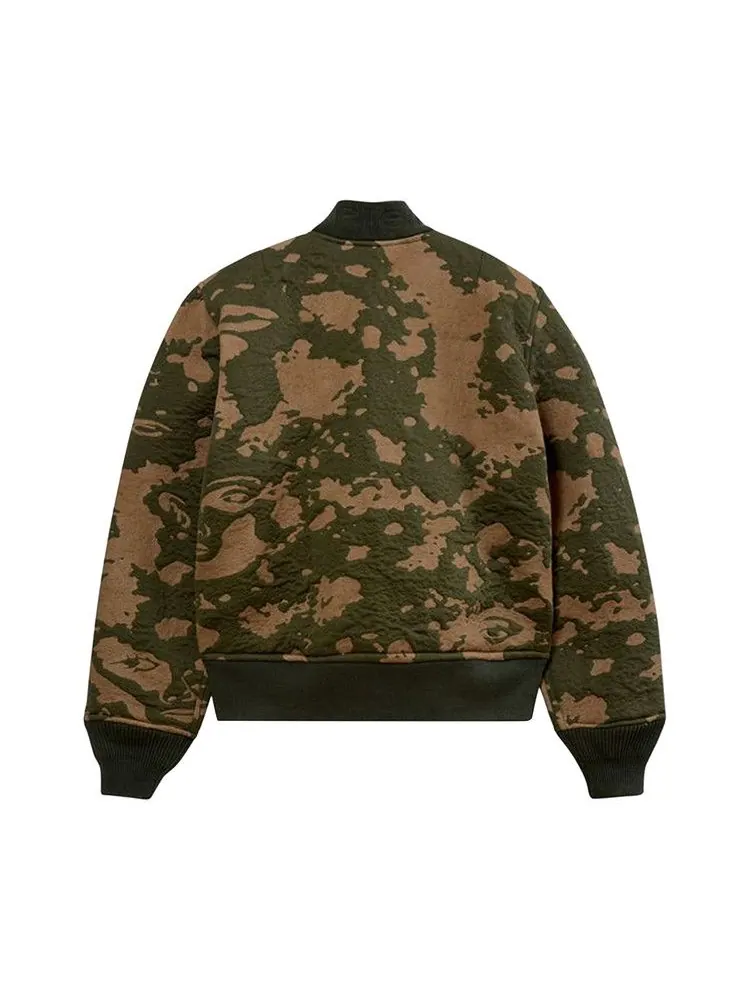 Куртка KidSuper x Piet 3D Knit Bomber Jacket — изображение 2 из 2, камуфляж
