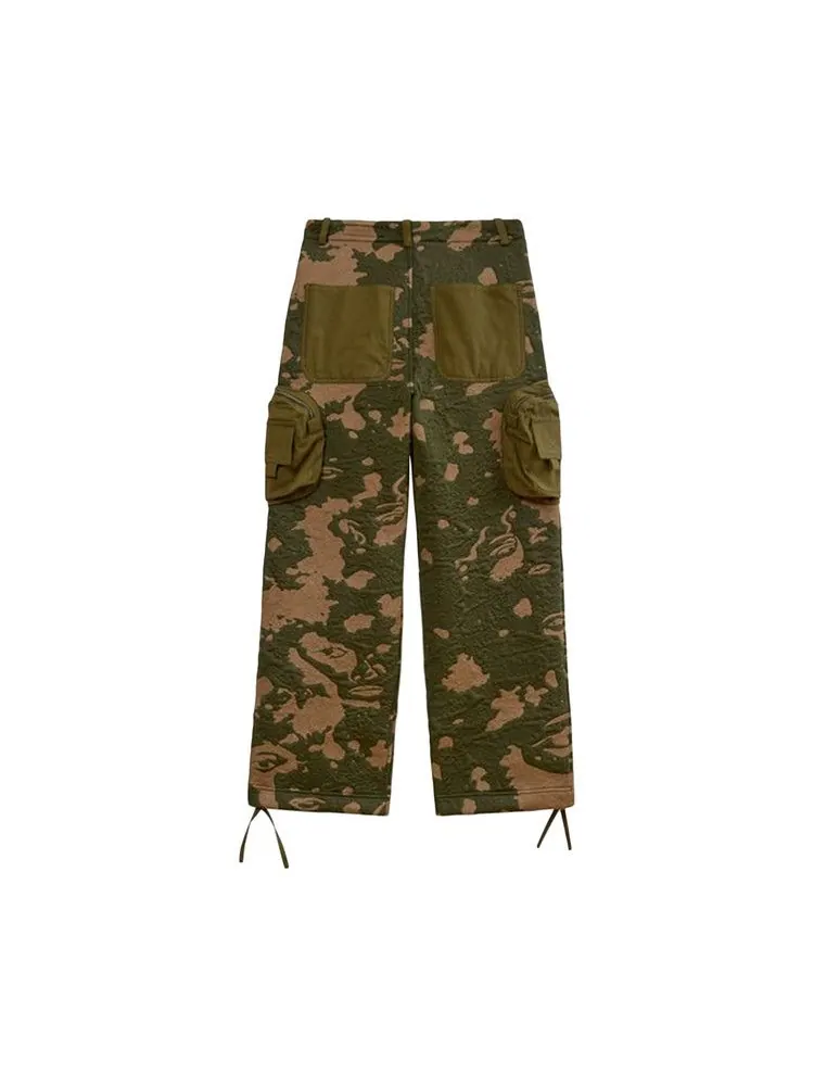 Брюки KidSuper x Piet 3D Knit Cargo Pants — изображение 2 из 2, камуфляж