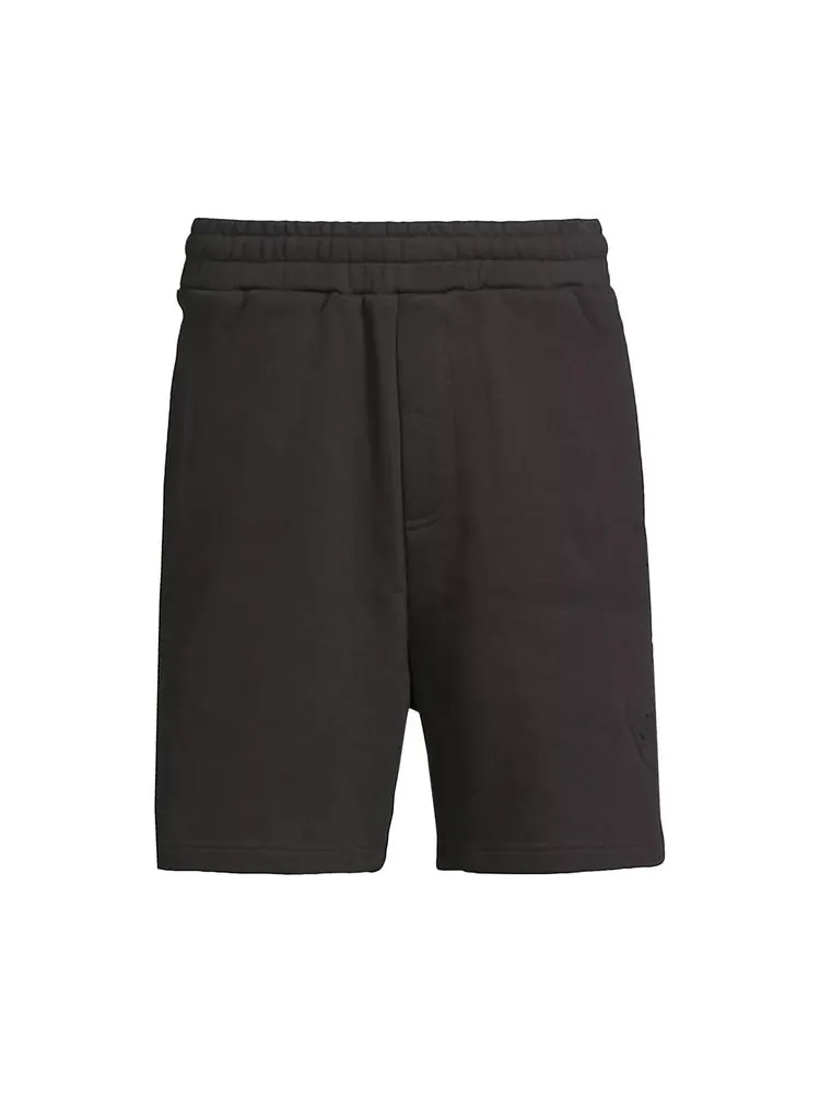 Шорты Awake NY Debossed Sweatshorts 'Black' — черный