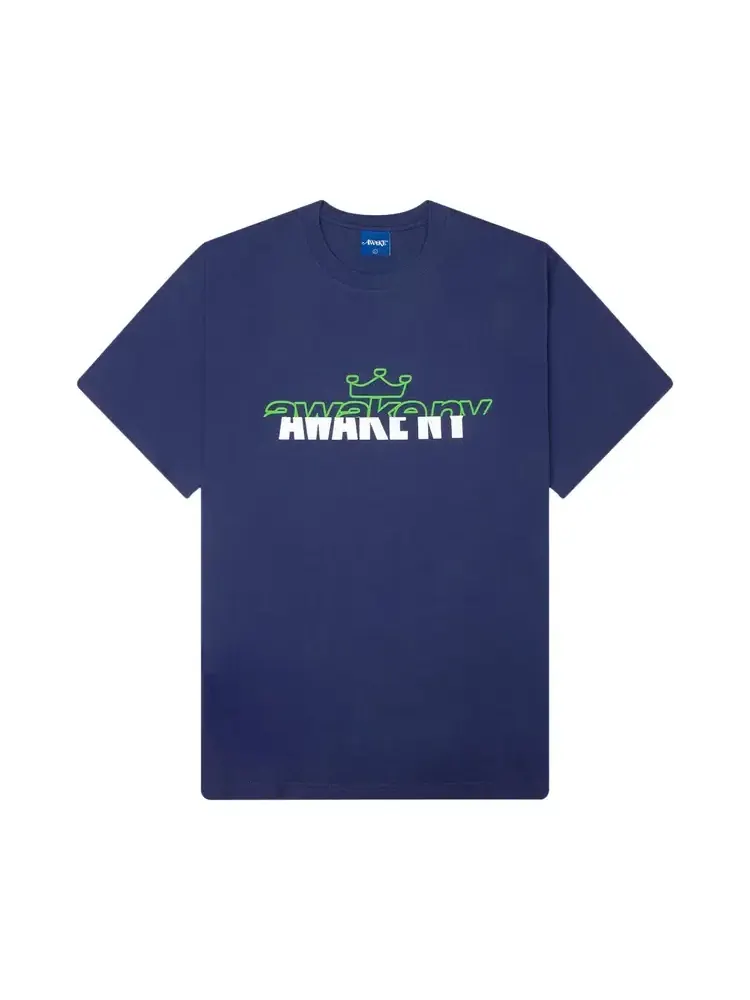 Футболка Awake NY Headcrack Champs Tee 'Navy'