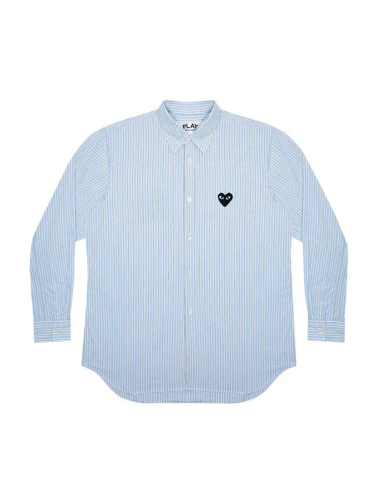 Топ Comme des Garçons PLAY Button Down — белый