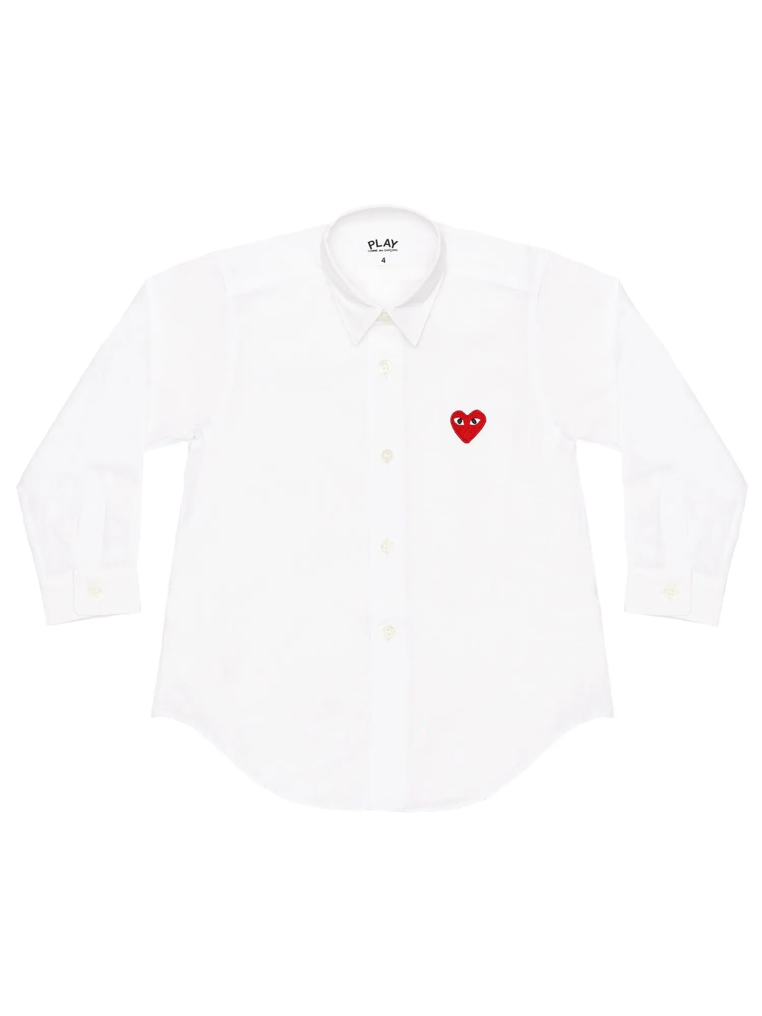 Рубашка на пуговицах Comme des Garçons PLAY — белый
